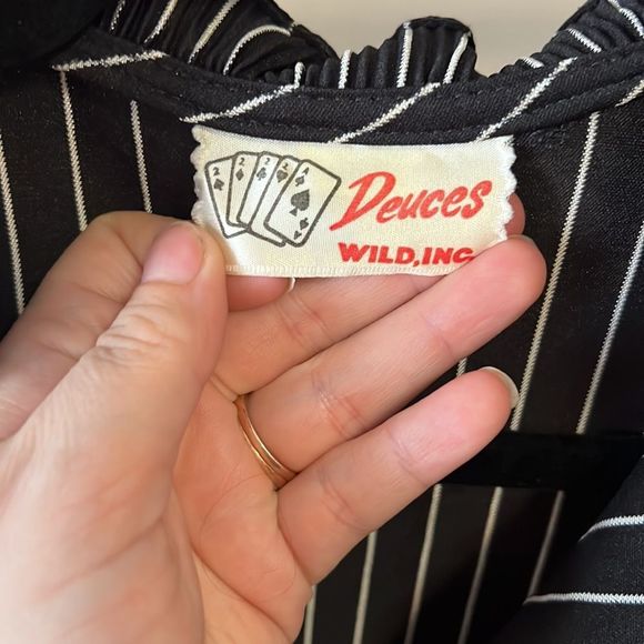 Vintage 70s or 80s deuces wild blouse - Picture 4 of 6